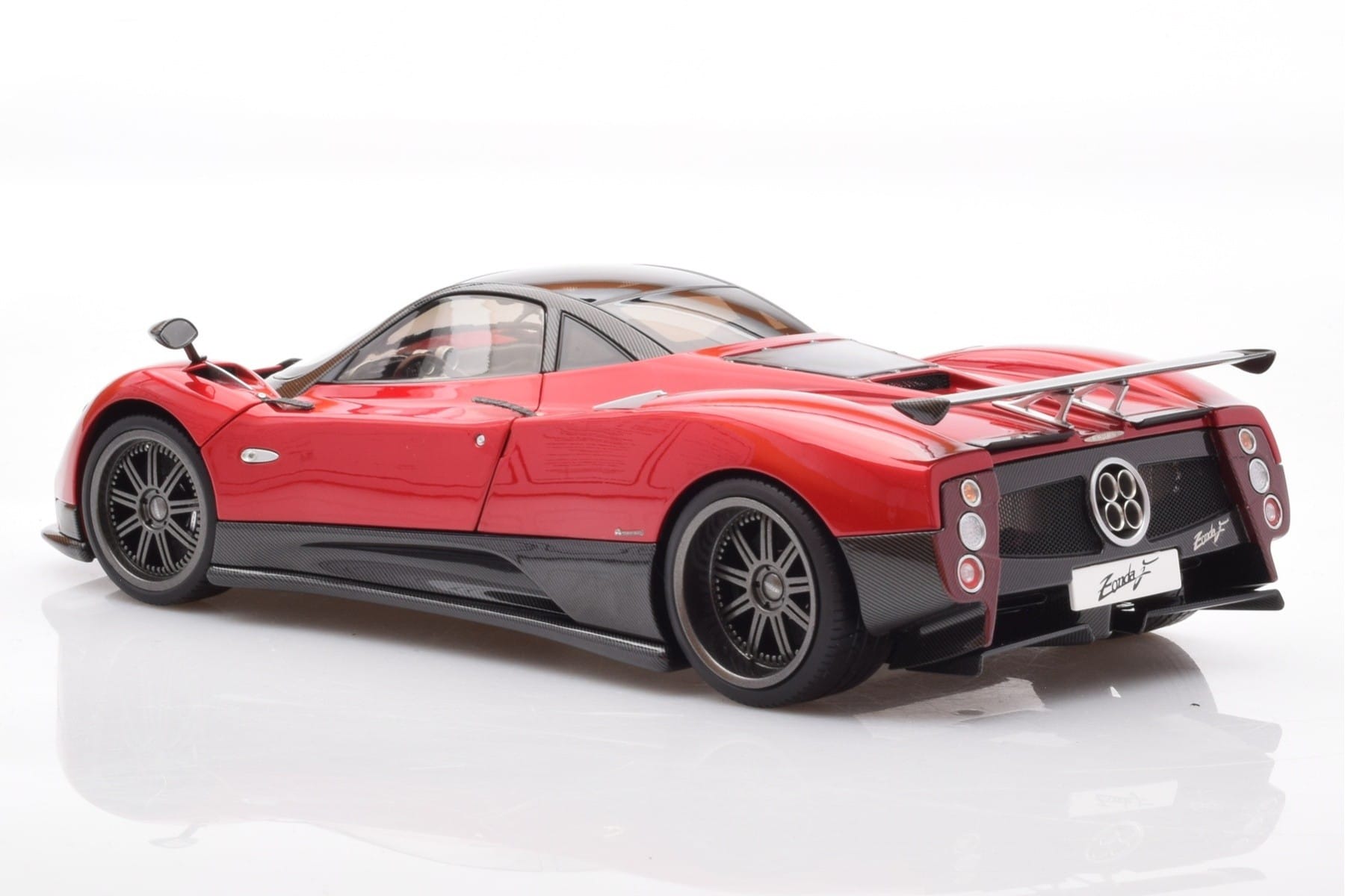 Pagani Zonda F レッド Monza Almost Real 1:18 850406001 メタル - 画像 7/8