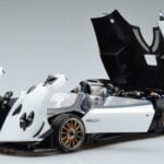 Pagani Zonda HP Barchetta カーボンファイバー ホワイト LCD 1:18 LCD18009 WH メタル - image 2 of 9
