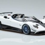 Pagani Zonda HP Barchetta カーボンファイバー ホワイト LCD 1:18 LCD18009 WH メタル - image 6 of 9
