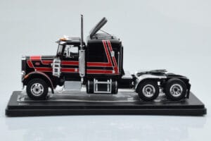 Peterbilt 359 ブラック レッド IXO 1:43 TR158 メタル - 画像 2/4