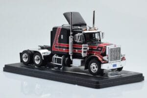 Peterbilt 359 ブラック レッド IXO 1:43 TR158 メタル - 画像 3/4