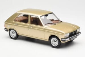 Peugeot 104 GR ベージュ メタリック Norev 1:18 184904 メタル - 画像 4/6