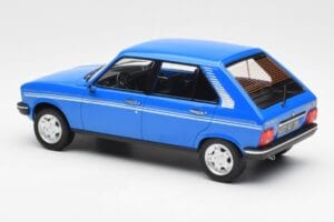 Peugeot 104 S イビス ブルー Norev 1:18 184903 メタル - 画像 5/6