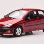 Peugeot 206 S16 レッド Otto 1:18
