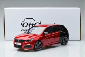 Peugeot 308 T9 GTI レッド Otto 1:18 OT368 レジン - 画像 6/6