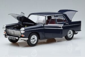 Peugeot 404 ブルー Norev 1:18 184836 メタル - 画像 2/7