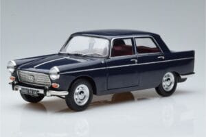 Peugeot 404 ブルー Norev 1:18 184836 メタル