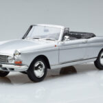 Peugeot 404 カブリオレ シルバー Norev 1:18