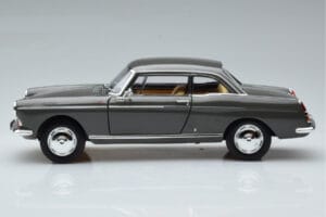Peugeot 404 Coupe グラファイトグレー Norev 1:18 184834 メタル - 画像 4/7