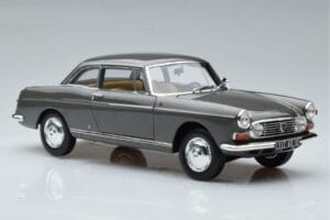 Peugeot 404 Coupe グラファイトグレー Norev 1:18 184834 メタル - 画像 5/7