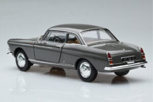 Peugeot 404 Coupe グラファイトグレー Norev 1:18 184834 メタル - 画像 6/7
