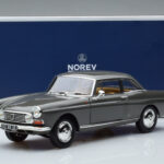 Peugeot 404 Coupe グラファイトグレー Norev 1:18 - image 7 of 7