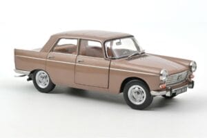 Peugeot 404 Henon キャラバン付き Norev 1:18 184837 メタル - 画像 2/7
