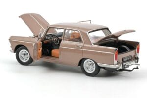Peugeot 404 Henon キャラバン付き Norev 1:18 184837 メタル - 画像 3/7