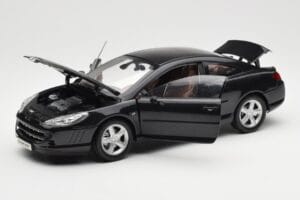 Peugeot 407 クーペ ブラック Norev 1:18 184752 メタル - 画像 2/8