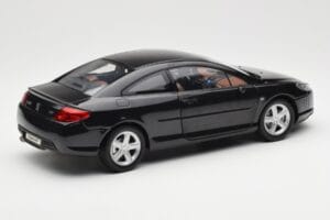 Peugeot 407 クーペ ブラック Norev 1:18 184752 メタル - 画像 3/8