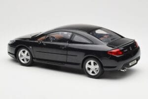 Peugeot 407 クーペ ブラック Norev 1:18 184752 メタル - 画像 7/8