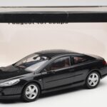Peugeot 407 クーペ ブラック Norev 1:18 - image 8 of 8