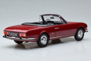 Peugeot 504 カブリオレ レッド Norev 1:18 184818 メタル - 画像 3/8