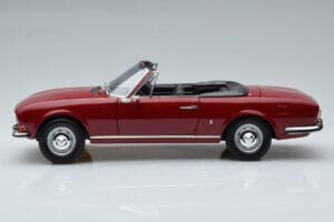 Peugeot 504 カブリオレ レッド Norev 1:18 184818 メタル - 画像 5/8