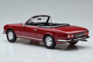 Peugeot 504 カブリオレ レッド Norev 1:18 184818 メタル - 画像 7/8