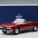 Peugeot 504 カブリオレ レッド Norev 1:18 - image 8 of 8
