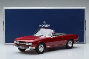 Peugeot 504 カブリオレ レッド Norev 1:18 184818 メタル - 画像 8/8