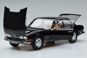 Peugeot 504 Coupe ブラック Norev 1:18 184816 メタル - 画像 2/7