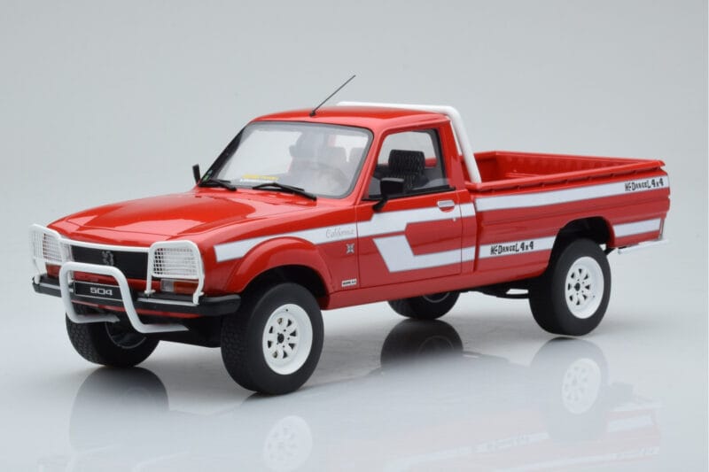 Peugeot 504 Dangel Pickup レッド Otto 1:18