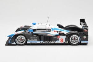 Peugeot 908 HDI FAP LMP1 #8 M. Lamy / S. Sarrazin / A. Wurz 5th Place 24 Hours of Le Mans 2008 Minichamps 1:18 150081208 メタル - 画像 3/6