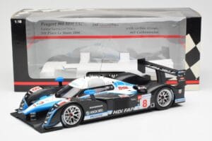 Peugeot 908 HDI FAP LMP1 #8 M. Lamy / S. Sarrazin / A. Wurz 5th Place 24 Hours of Le Mans 2008 Minichamps 1:18 150081208 メタル - 画像 6/6