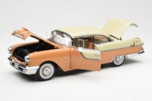 Pontiac Star Chief Hardtop レッド ホワイト Sun Star 1:18 5043 メタル - 画像 2/8