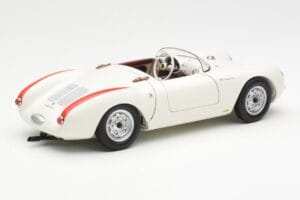 Porsche 550 Spyder 70周年エディション ホワイト Schuco 1:18 450033300 メタル - 画像 3/8