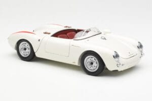 Porsche 550 Spyder 70周年エディション ホワイト Schuco 1:18 450033300 メタル - 画像 6/8