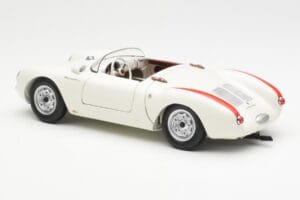 Porsche 550 Spyder 70周年エディション ホワイト Schuco 1:18 450033300 メタル - 画像 7/8