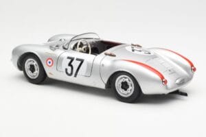 Porsche 550 RS Spyder #37 H. Polensky / R. von Frankenberg 24 Hours of Le Mans 1955 Schuco 1:18 450033400 メタル - 画像 7/8