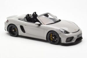 Porsche 718 Spyder クレヨングレー GT Spirit 1:18 GT436 レジン - 画像 4/6