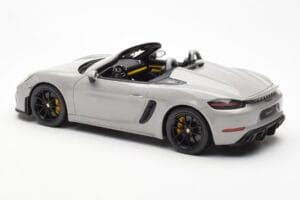 Porsche 718 Spyder クレヨングレー GT Spirit 1:18 GT436 レジン - 画像 5/6