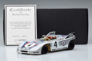 Porsche 908/03 #4 V. Elford / G. Larrousse 1000km Nurburgring 1971 AUTOart 1:18 87181 メタル - 画像 8/8