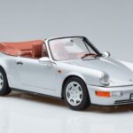 Porsche 911 964 Carrera 2 カブリオレ シルバー Norev 1:18 187330 メタル - image 5 of 7