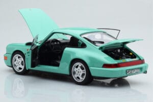 Porsche 911 964 Carrera 2 ミントグリーン Norev 1:18 187327 メタル - 画像 3/8