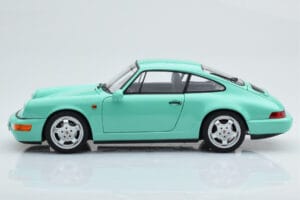 Porsche 911 964 Carrera 2 ミントグリーン Norev 1:18 187327 メタル - 画像 5/8