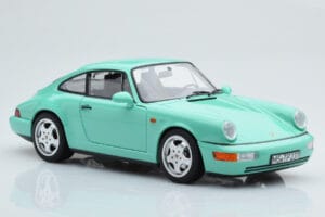Porsche 911 964 Carrera 2 ミントグリーン Norev 1:18 187327 メタル - 画像 6/8
