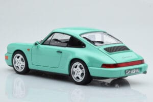 Porsche 911 964 Carrera 2 ミントグリーン Norev 1:18 187327 メタル - 画像 7/8