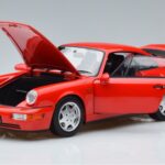 Porsche 911 964 Carrera 2 レッド Norev 1:18 187320 メタル - image 2 of 7