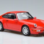 Porsche 911 964 Carrera 2 レッド Norev 1:18 187320 メタル - image 5 of 7