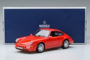 Porsche 911 964 Carrera 2 レッド Norev 1:18 187320 メタル - 画像 7/7