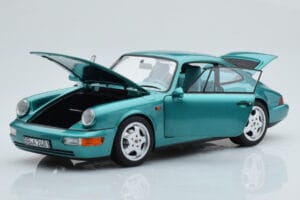 Porsche 911 964 Carrera 2 ウィンブルドングリーン Norev 1:18 187329 メタル - 画像 2/8
