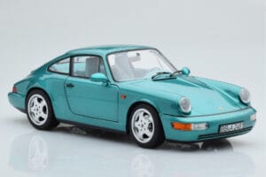 Porsche 911 964 Carrera 2 ウィンブルドングリーン Norev 1:18 187329 メタル - 画像 6/8