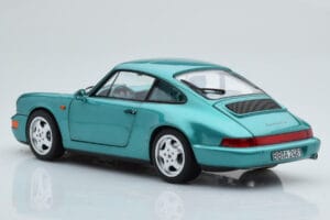 Porsche 911 964 Carrera 2 ウィンブルドングリーン Norev 1:18 187329 メタル - 画像 7/8